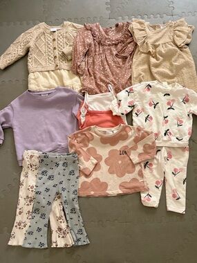 11 piece Toddler girl Zara & H&M bundle